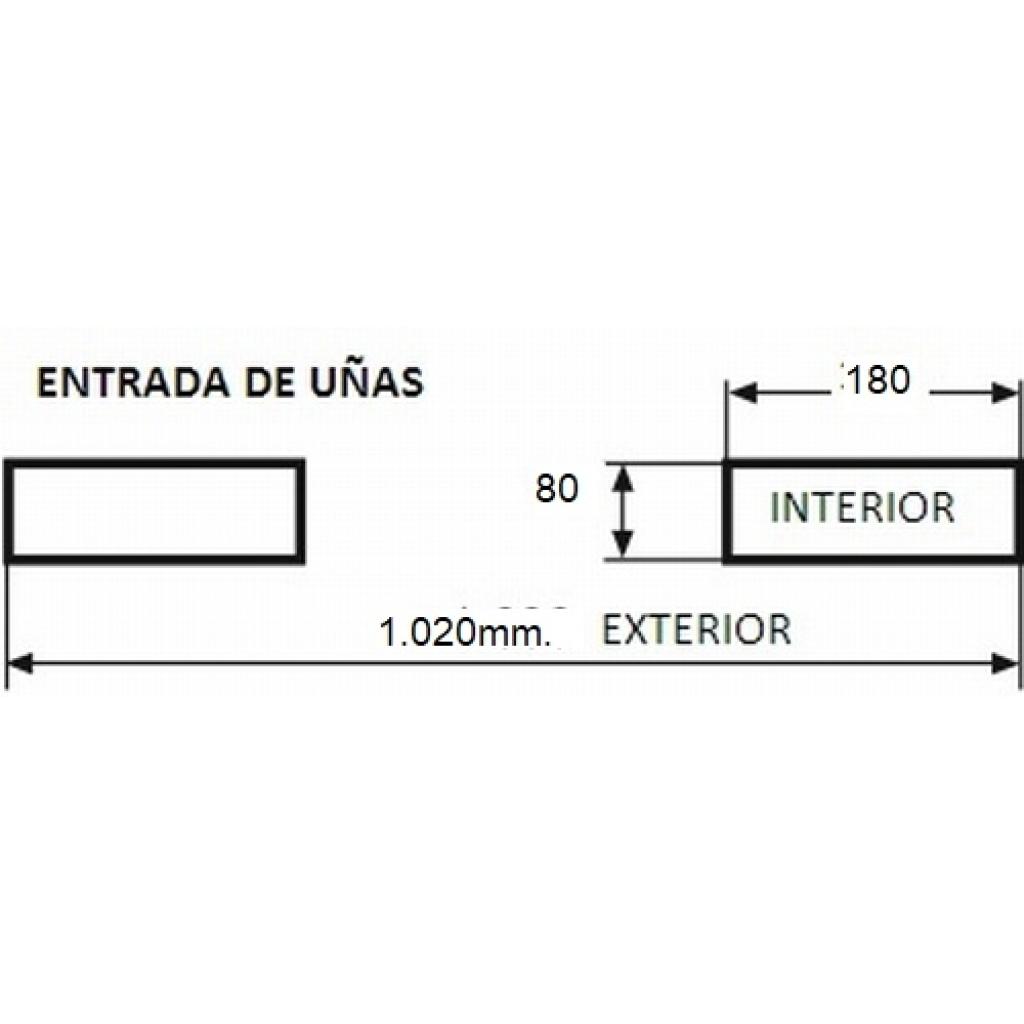 Implemento volcador cubos 1.000x1.020x1.060 4